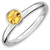 Mothers Stackable Birthstone Ring - High Profile