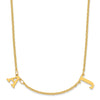 Mothers Initial Necklace 14K Gold