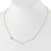 Mothers Initial Necklace 14K Gold