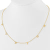 Mothers Initial Necklace 14K Gold