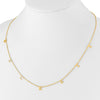 Mothers Initial Necklace 14K Gold