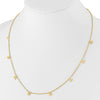 Mothers Initial Necklace 14K Gold