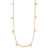 Mothers Initial Necklace 14K Gold