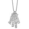Silver Mommy Names Necklace