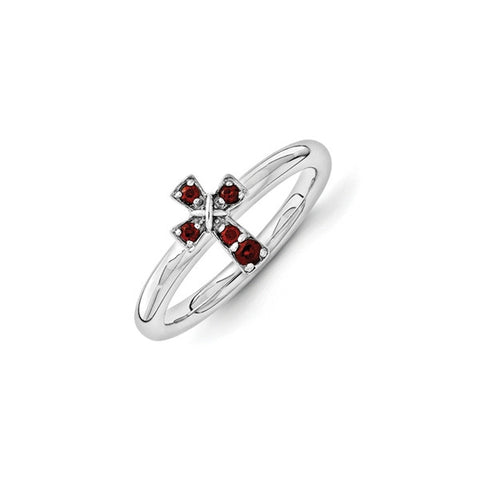 Mothers Stackable Birthstone Ring – Cross