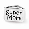 Sterling Silver Super Mom Bead