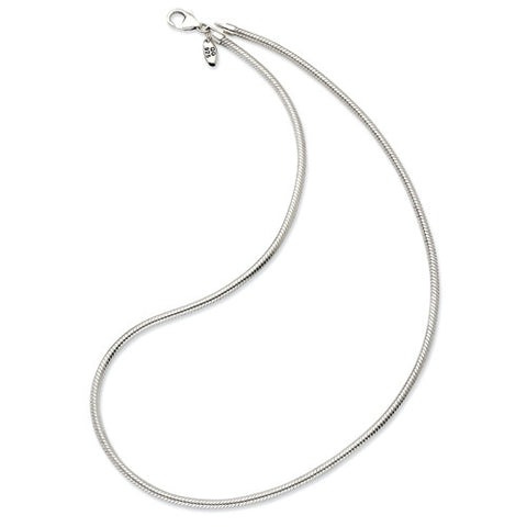 Sterling Silver 3mm Necklace