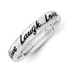 Stackable Live Laugh Love Ring