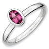 Mothers Stackable Birthstone Ring - Oval