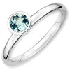 Mothers Stackable Birthstone Ring - High Profile